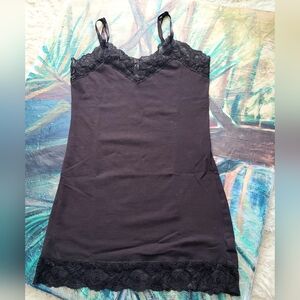  No Boundaries lace-trim camisole 